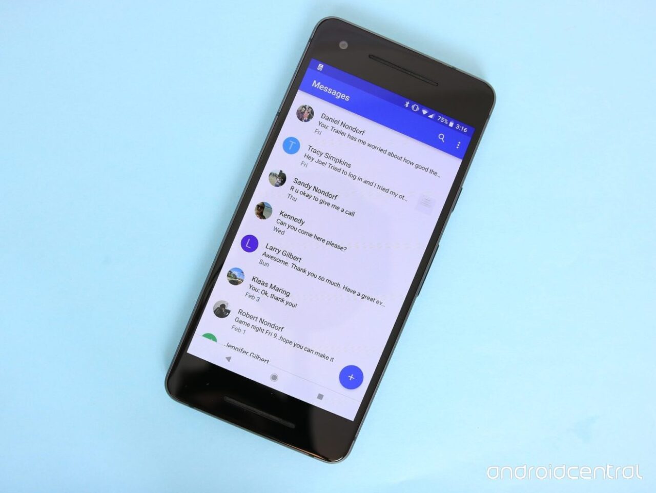 Android messaging