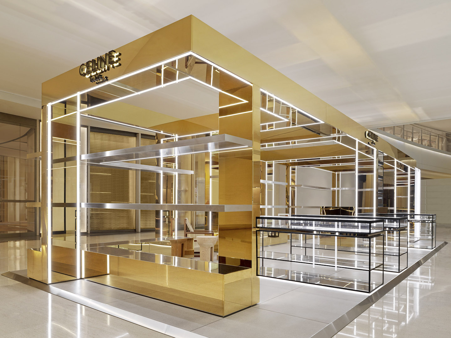Celine pop up store in Shanghai at Plaza 66