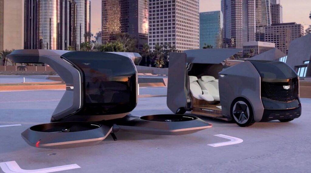 General Motors Unveils Futuristic Flying Cadillac Concept Vehicle