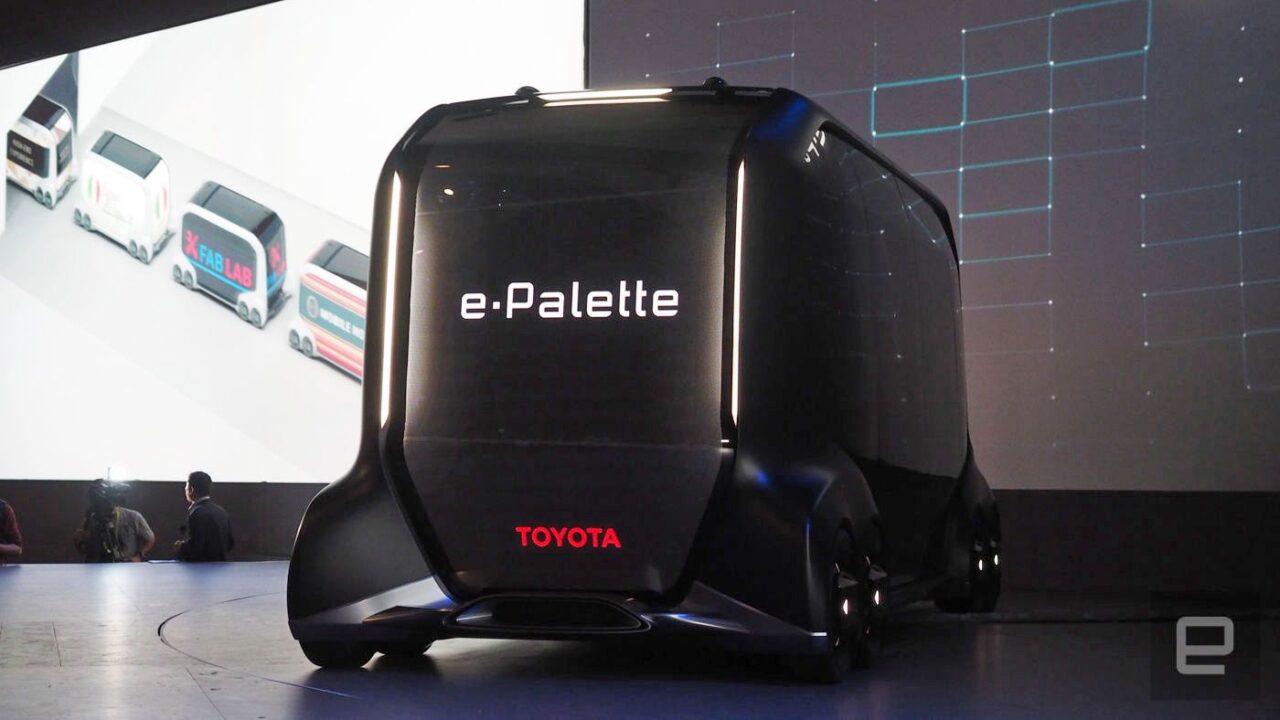 Toyota’s e-Palette Autonomous Vehicle To Be Put To The Test In The Real World
