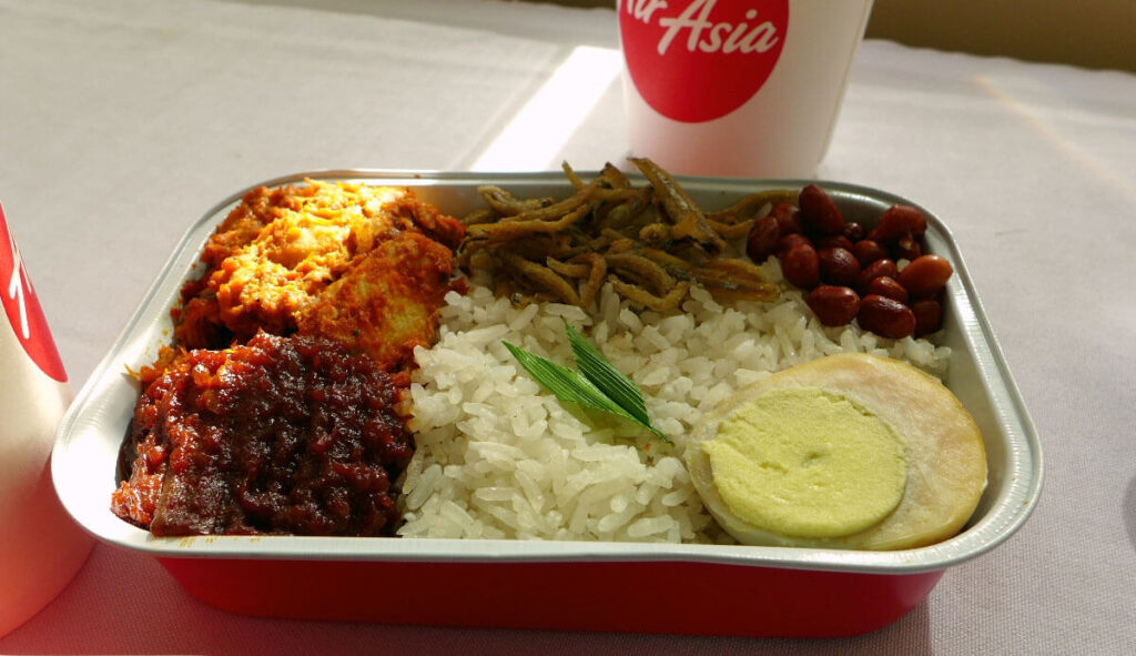 airasia nasi lemak hot meals