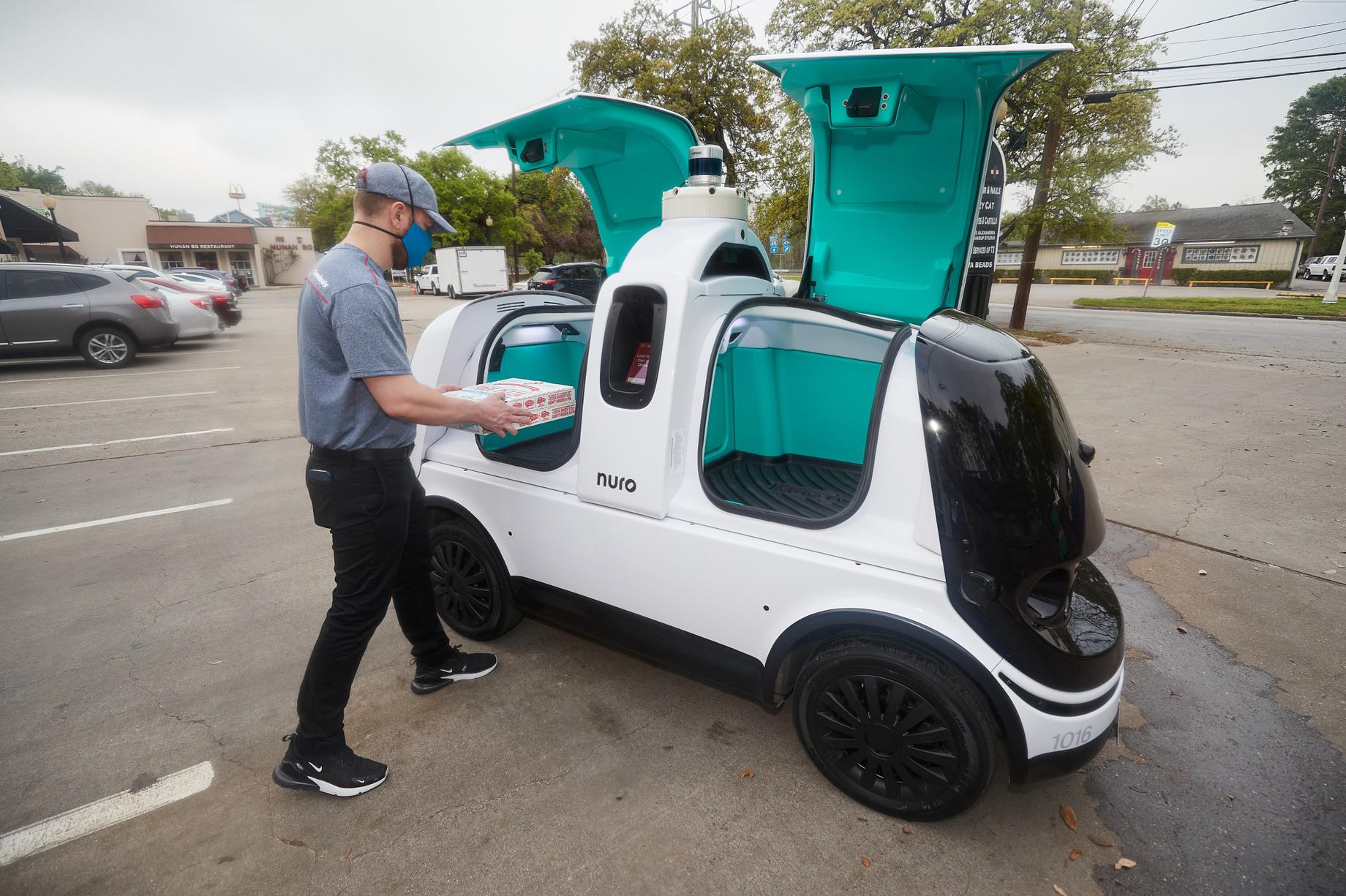 Domino’s And Nuro To Start Robot Pizza Delivery In Houston, Texas