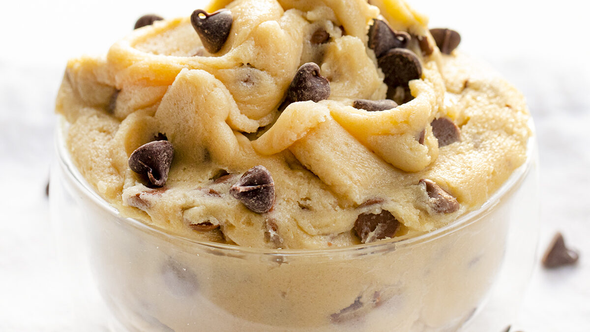 Cookie Dough range can be baked or eaten raw
