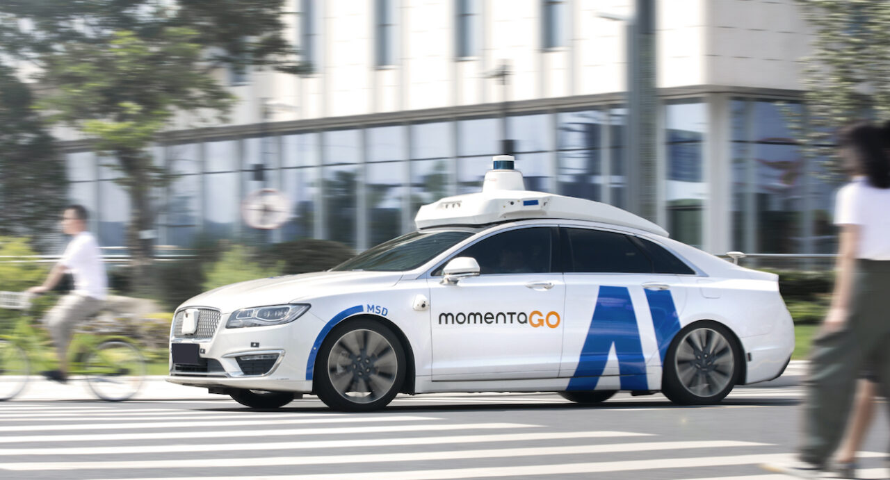 Momenta self driving tech car website image 1