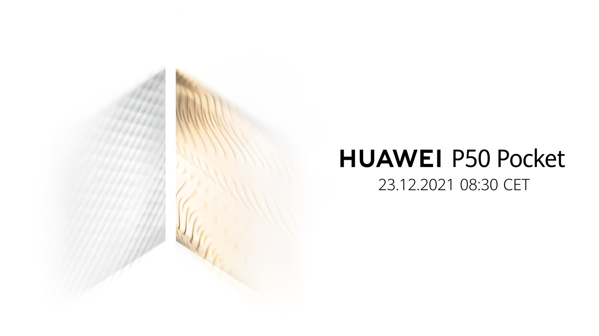 Huawei announces P50 Pocket foldable flip phone will be unveiled