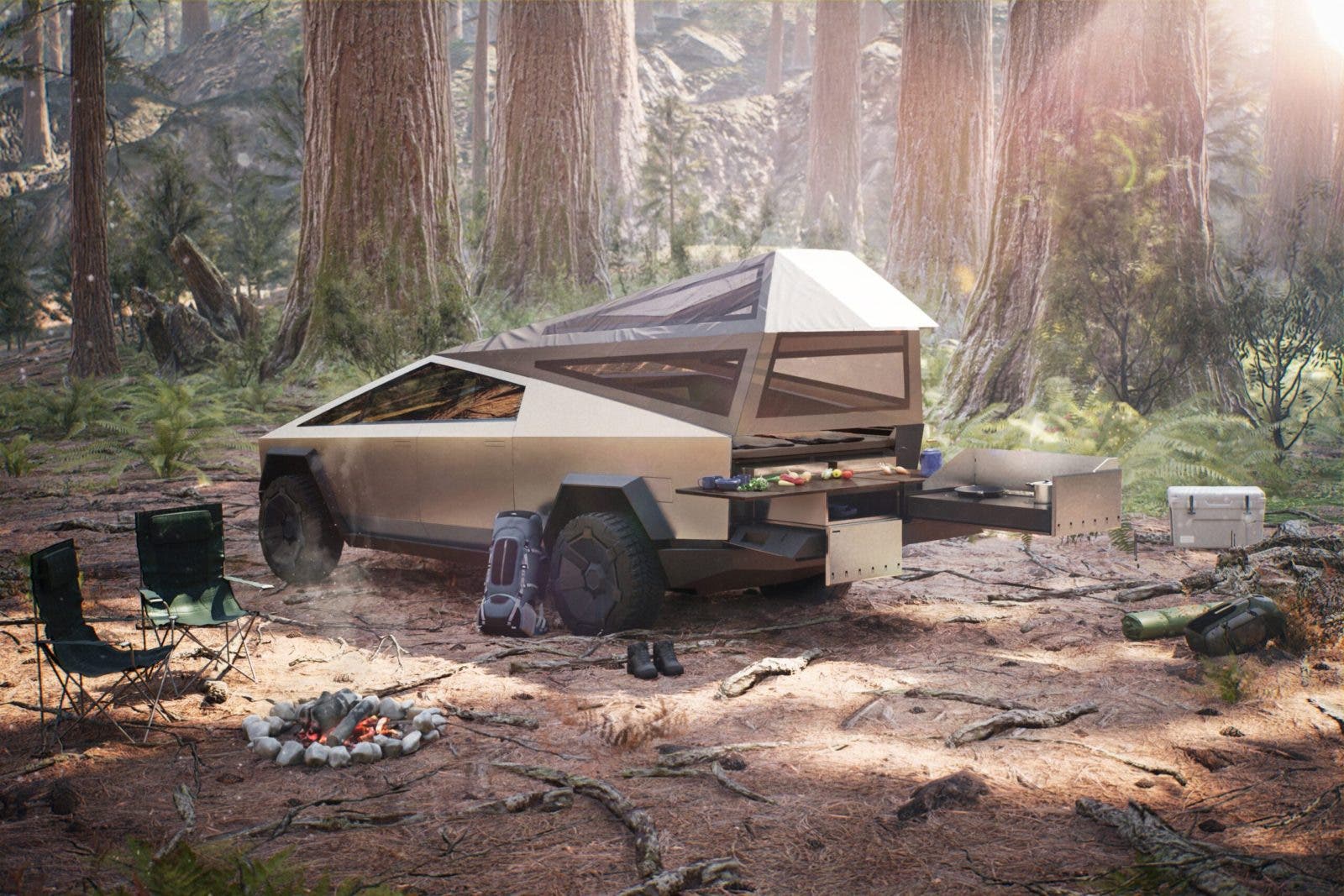 Production Ready Tesla Cybertruck Leaked