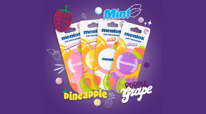 Mentos rolls out candy-inspired air fresheners