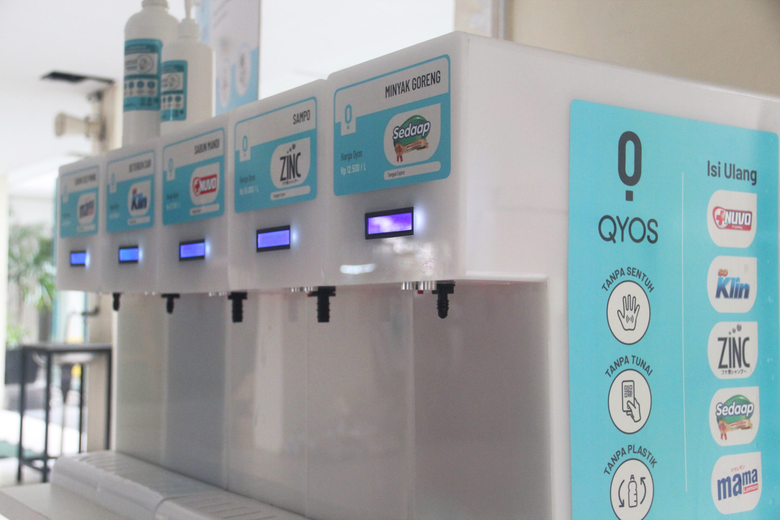 Refilled’s vending machines encourage users to bring their own bottles