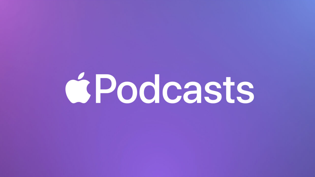 POSTER Podcasts Wordmark with gradient 1080