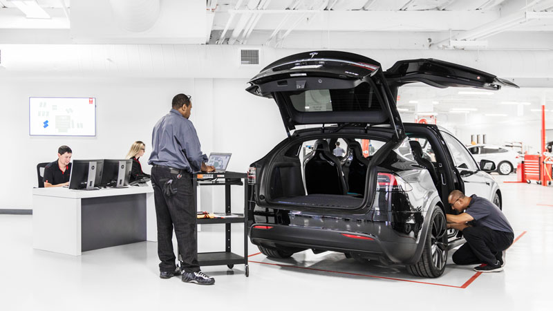 tesla service centre 1