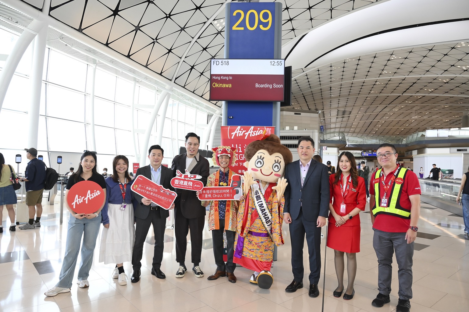 AirAsia Launches New Fifth Freedom Route: Inaugural Hong Kong–Okinawa Flight Takes Off
