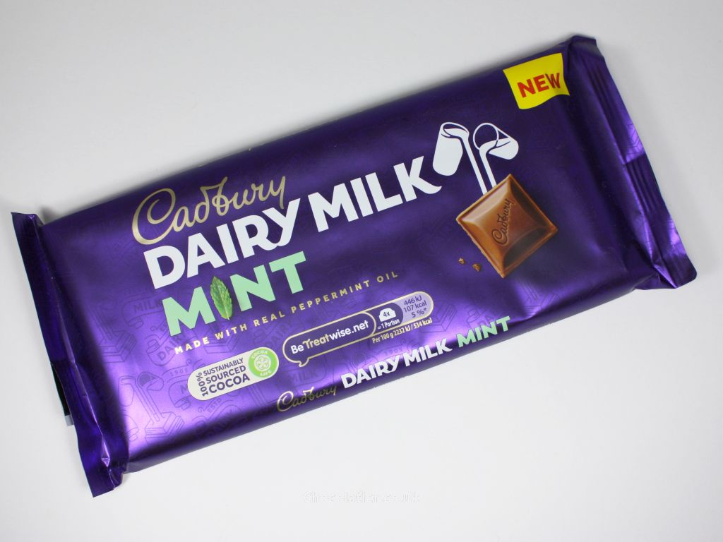 cadbury dairy milk mint chocolate bar review