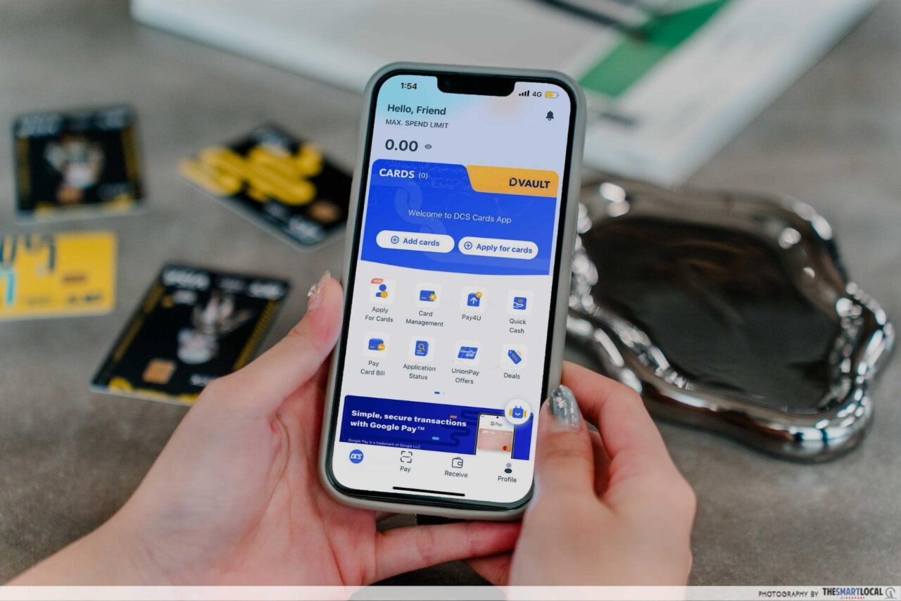DCS Flex Visa Platinum Card check spending on app