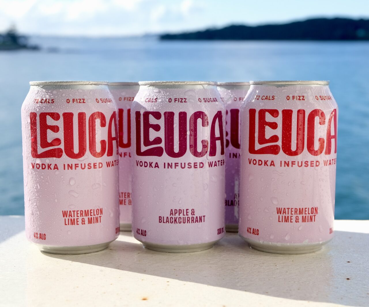 Leuca Unveils Vodka infused Water