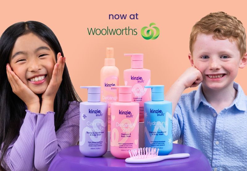 Kinzie Kids’ Revolutionary Haircare Line for Children Launches in Over 1000 Woolworths Stores Across Australia