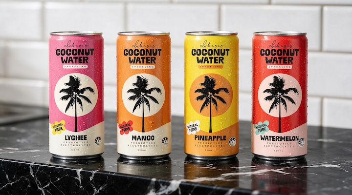 Clubcoco Sparkling Coconut Water Sodas Splash Into Woolworths Metro Nationwide